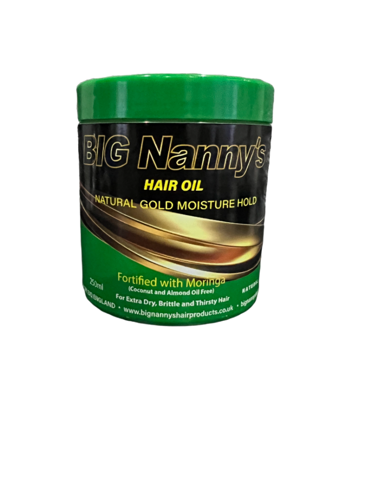 Natural Gold Moisture Hold – Fortified with Moringa ( Coconut Oil/Almond Oil Free)