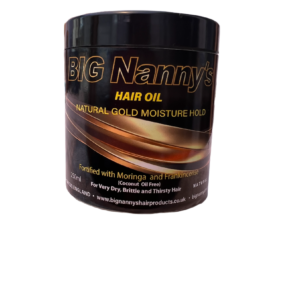 Natural Gold Moisture Hold - Fortified with Moringa and Frankincense (Coconut Oil Free)